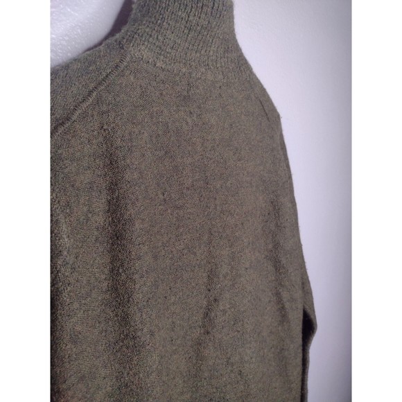 Smartwool Sweater Mens Cardigan Sweater Medium Green Zip Up Collar Outdoor A4 - Picture 6 of 8